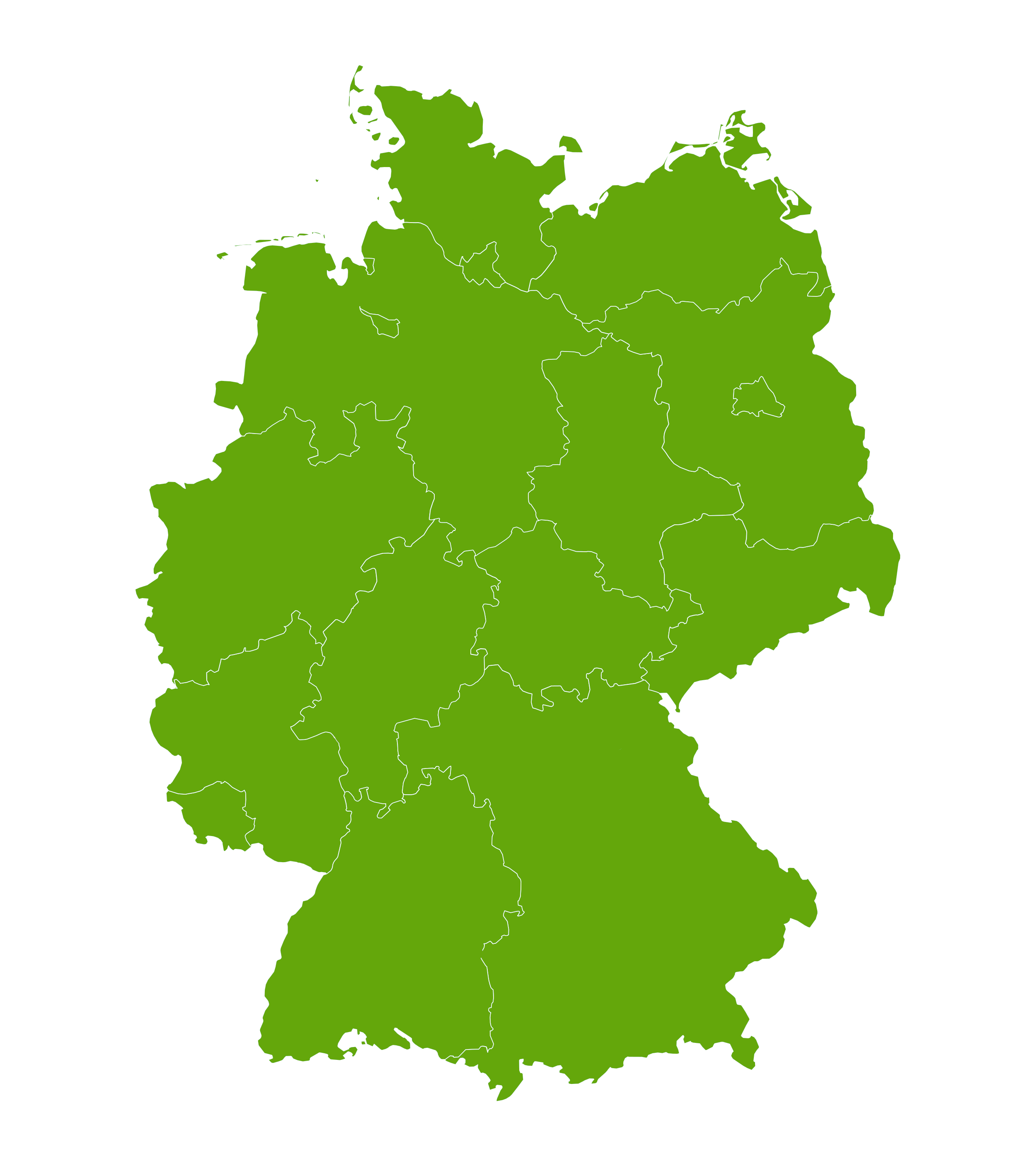 Regionalforenkarte